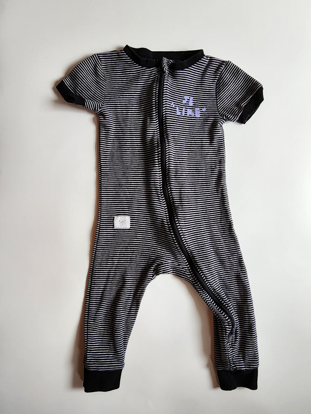 Pyjama manches courtes Gagou coton bio – 12 mois – Bon état
